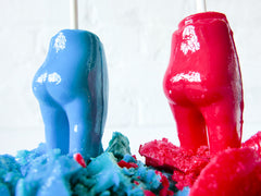 Set of 3D Multi-Sided Tushiez Lollipops - Pina Colada