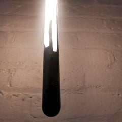 Big Black Drip Tubular Light Bulb