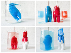 Set of 3D Multi-Sided Tushiez Lollipops - Pina Colada