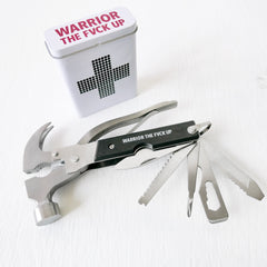 Handy Hammer Warrior Set - First Aid Tin Hammer Multi Tool Tattoos Set