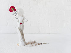 Imelda La Muerta - Warrior of Death - Crystal Skull Antique German Porcelain Doll