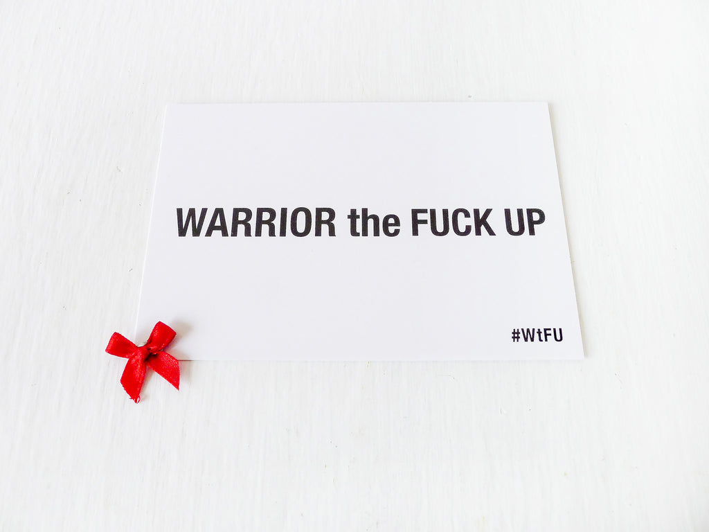 Warrior the F*ck Up Postcards - Set of Three