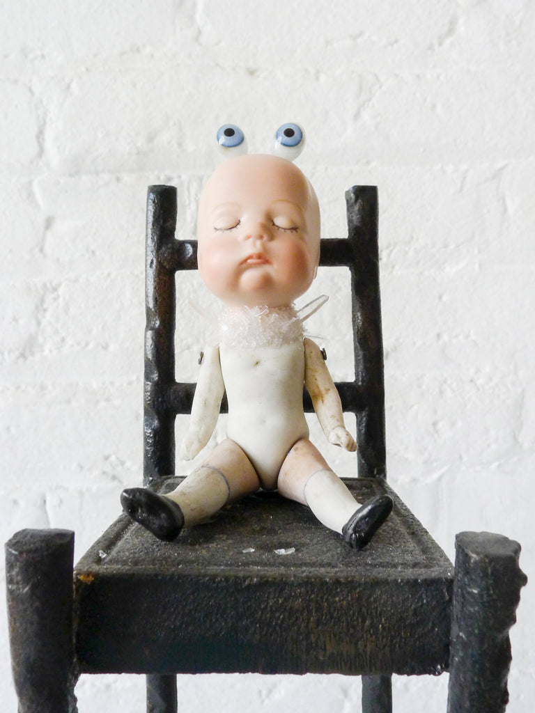 Watching Baby Frankenstein German Doll in Cast Iron High Chair –  EarthSeaWarrior