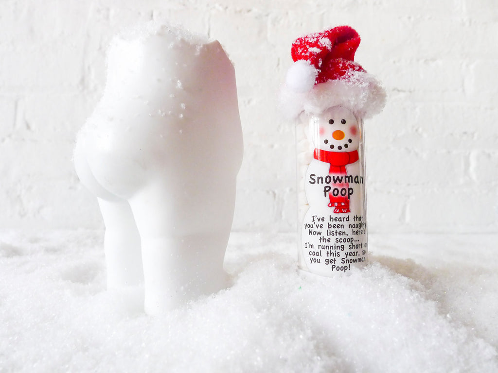Snowman Poop Tushiez